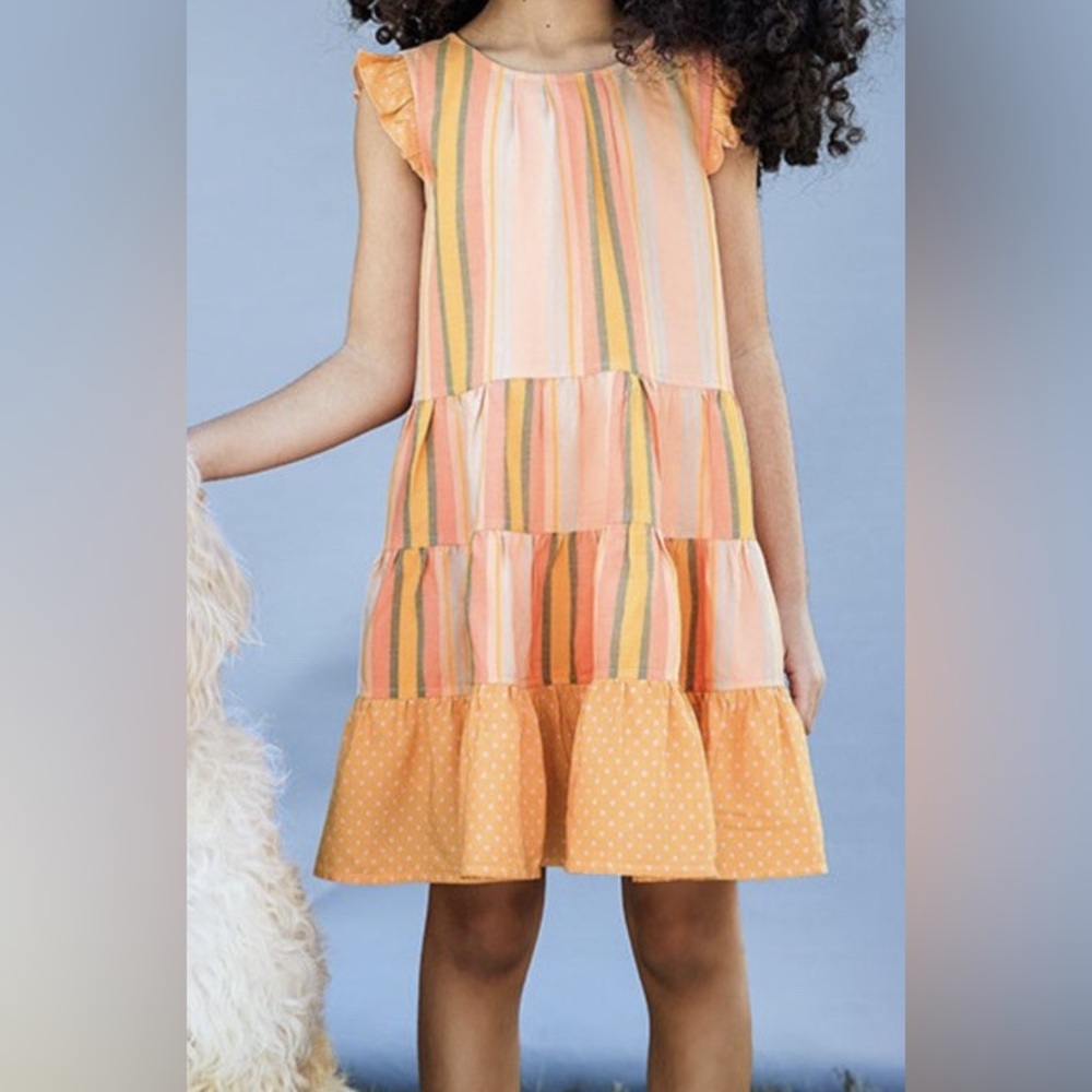 Matilda Jane Multicolor Striped Kids Dress